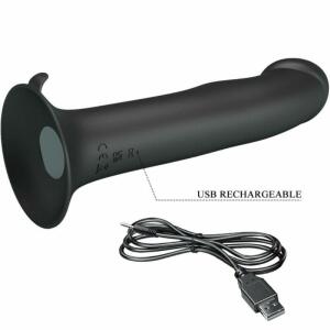 PRETTY LOVE - MURRAY BLACK CLITORAL VIBRATOR AND SUCKER