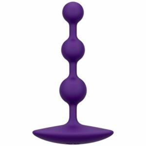 ROMP - AMP PURPLE FLEXIBLE SILICONE ANAL BEADS 12.5 CM PURPLE