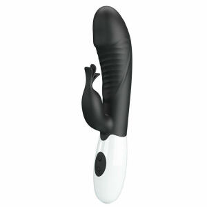 PRETTY LOVE - RASMUSSEN 30 FUNCTION RABBIT VIBRATOR BLACK