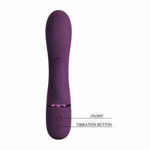 PRETTY LOVE - MARGIE RECHARGEABLE RABBIT VIBRATOR 10 FUNCTIONS PURPLE