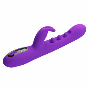 PRETTY LOVE - SABIEN RABBIT VIBRATOR WITH TAPPING STIMULATION AND PURPLE LED