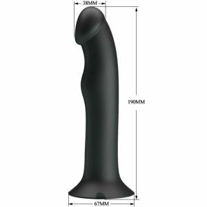PRETTY LOVE - MURRAY BLACK CLITORAL VIBRATOR AND SUCKER