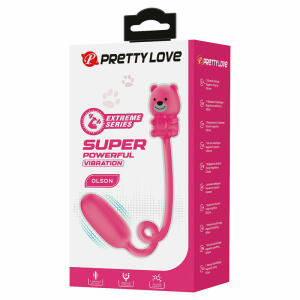 PRETTY LOVE - OLSON RECHARGEABLE BULLET VIBRATOR WITH WIRED CONTROLLER PINK