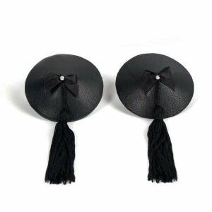 BIJOUX INDISCRETS - BURLESQUE BLACK NIPPLE COVERS