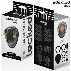 ADDICTED TOYS LOCKED - KEYLESS RESTRAINT PENIS CAGE 11.5 CM