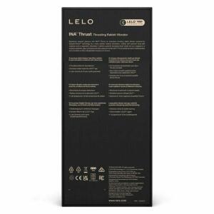 LELO - INA THRUST RABBIT THRUSTING VIBRATOR BLACK