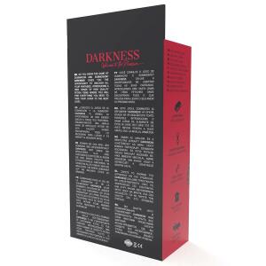 DARKNESS - BLACK NECKLACE WITH CHAIN