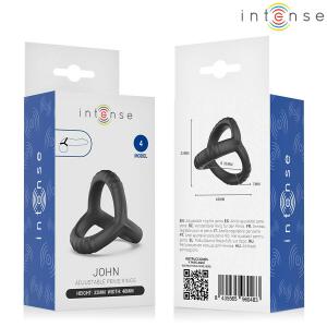 INTENSE - JOHN ADJUSTABLE TRIPLE PENIS RING MODEL 4