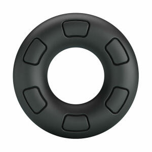 CRAZY BULL - BERTRAM SUPER SOFT SILICONE COCK RING BLACK