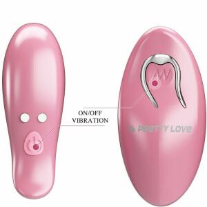 PRETTY LOVE - CAILEY NIPPLE CLAMPS 10 VIBRATIONS REMOTE CONTROL PINK