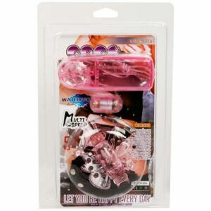 BAILE - HARNESS WITH MULTIVESPEED VIBRATING BUTTERFLY
