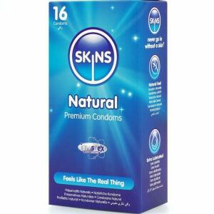 SKINS - NATURAL PREMIUM CONDOMS PACK 16