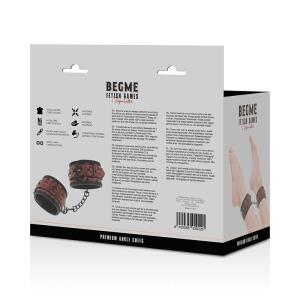 BEGME - RED EDITION PREMIUM ANKLE CUFFS WITH NEOPRENE LINING