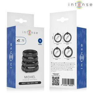 INTENSE - MICHIEL SET OF 4 PENIS RINGS MODEL 10