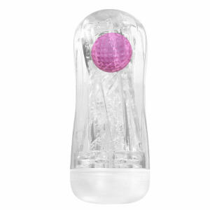 PRETTY LOVE - 360º TEXTURED MASTURBATION CUP CLEAR