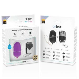 ONLINE - REMOTE CONTROL VIBRATING EGG M PURPLE
