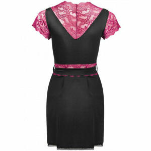 LIVCO CORSETTI FASHION - KUMIKO LC 90428 DRESSING GOWN + PANTY BLACK S/M