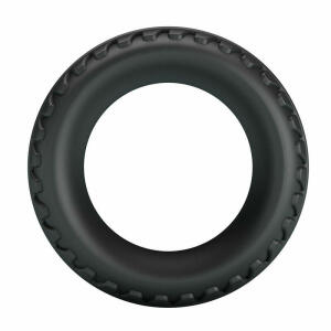CRAZY BULL - MERRITT TEXTURED SILICONE COCK RING BLACK