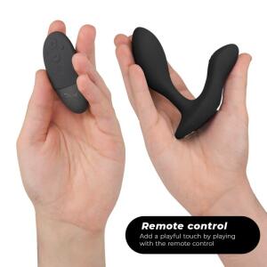 WE-VIBE - VECTOR+ BLACK PROSTATE MASSAGER REMOTE CONTROL