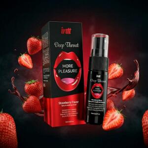 INTT - DEEP THROAT MORE PLEASURE ORAL SPRAY STRAWBERRY FLAVOR