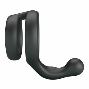 CRAZY BULL - YANCY DOUBLE COCK AND BALL RING BLACK