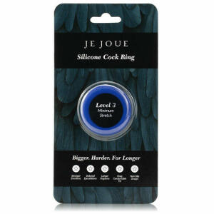 JE JOUE - BLUE SILICONE RING - MINIMUM STRANGULATION