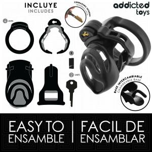 ADDICTED TOYS LOCKED - ETERNAL LOCK PENIS CAGE 9 CM