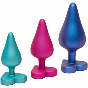 ROMP - LUSTER ANAL TRAINING KIT S/M/L WITH HEART-SHAPED BASE