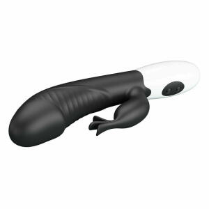 PRETTY LOVE - RASMUSSEN 30 FUNCTION RABBIT VIBRATOR BLACK