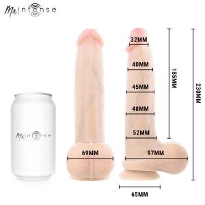 MR INTENSE - BRUCE L DILDO SILICONE 23 CM -Ø- 5.2 CM