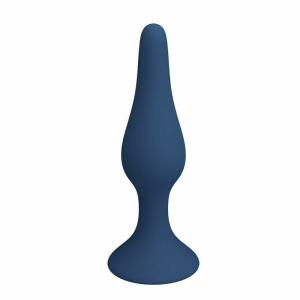 MR PLAY - TAPERED SILICONE ANAL PLUG BLUE XL