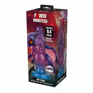 POWER MONSTERS - RIFT TITAN BICOLOR INFLATABLE FANTASY SILICONE DILDO 24 CM Ø 5 CM