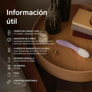 LELO - MONA TWIST RECHARGEABLE APP-CONTROLLED G-SPOT VIBRATOR LAVENDER