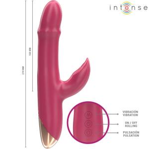 INTENSE - CHLOE MULTIFUNCTION VIBRATOR 3 IN 1 RED