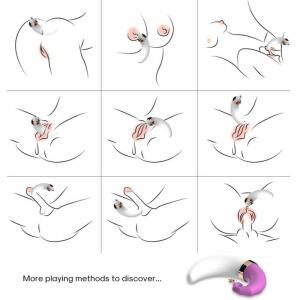 ARMONY - SWEETMOON CLITORIS & G-SPOT SUCTION CUP PINK