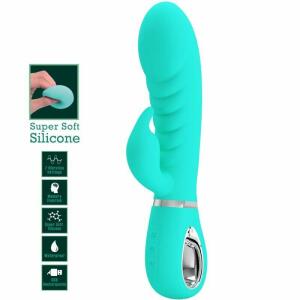 PRETTY LOVE - PRESCOTT MULTIFUNCTION G-SPOT VIBRATOR AQUA GREEN