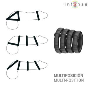 INTENSE - MICHIEL SET OF 4 PENIS RINGS MODEL 10