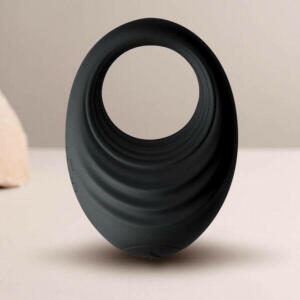 ROCKS-OFF - SPIRE BLACK VIBRATING PENIS RING