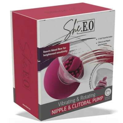 SHE.E.O - VIBRATING AND ROTATING PUMP FOR NIPPLES AND CLITORIS