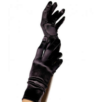 DML-D-218064-LEG AVENUE - GUANTES SATIN NEGRO