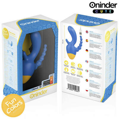 ONINDER CUTE - LOVE 3 SOME TRIPLE VIBRATOR - FREE WORLDWIDE APP