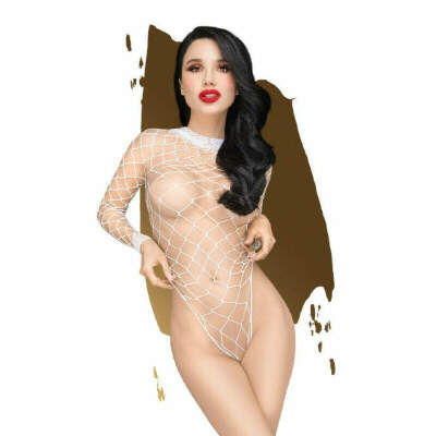 DML-D-231659-PENTHOUSE - SCANDALOUS TEDDY WHITE XL