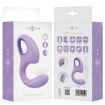INTENSE - BAXTER VIBRATOR & STIMULATOR VIOLET