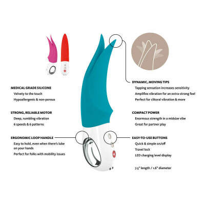 FUN FACTORY - VOLTA G5 CLITORAL VIBRATOR PETROL