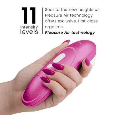 WOMANIZER - PRO VIBRANT CLITORAL STIMULATOR PINK