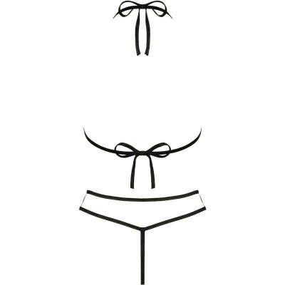 LIVCO CORSETTI FASHION - JIMENA LC 20216 BRA + THONG BLACK ONE SIZE