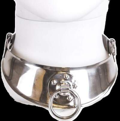 DML-D-218521-METAL HARD - RESTRAINT COLLAR WITH RING