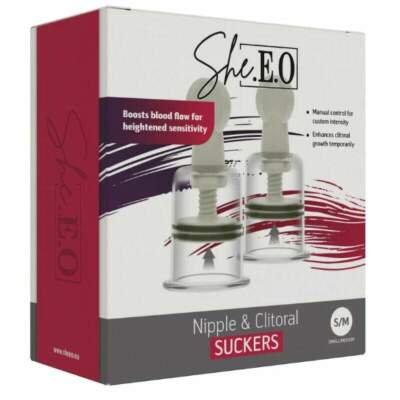 SHE.E.O - SUCTION CUP FOR NIPPLE AND CLITORIS S/M