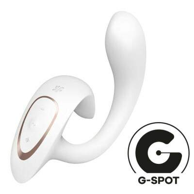 SATISFYER - G FOR GODDESS 1 RABBIT VIBRATOR WHITE