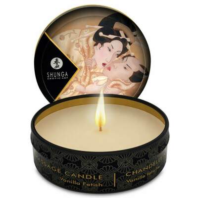 DML-D-202766-SHUNGA - MINI CARESS BY CANDELIGHT VANILLA MASSAGE CANDLE 30 ML